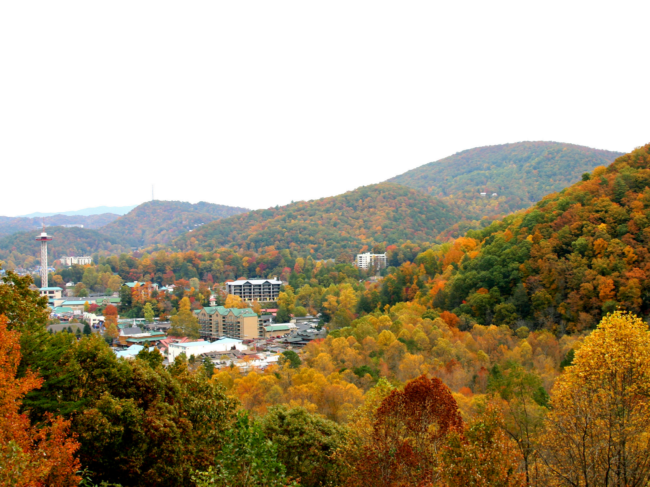 fall in Gatlinburg, Tennessee