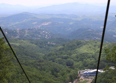 View from chairlift