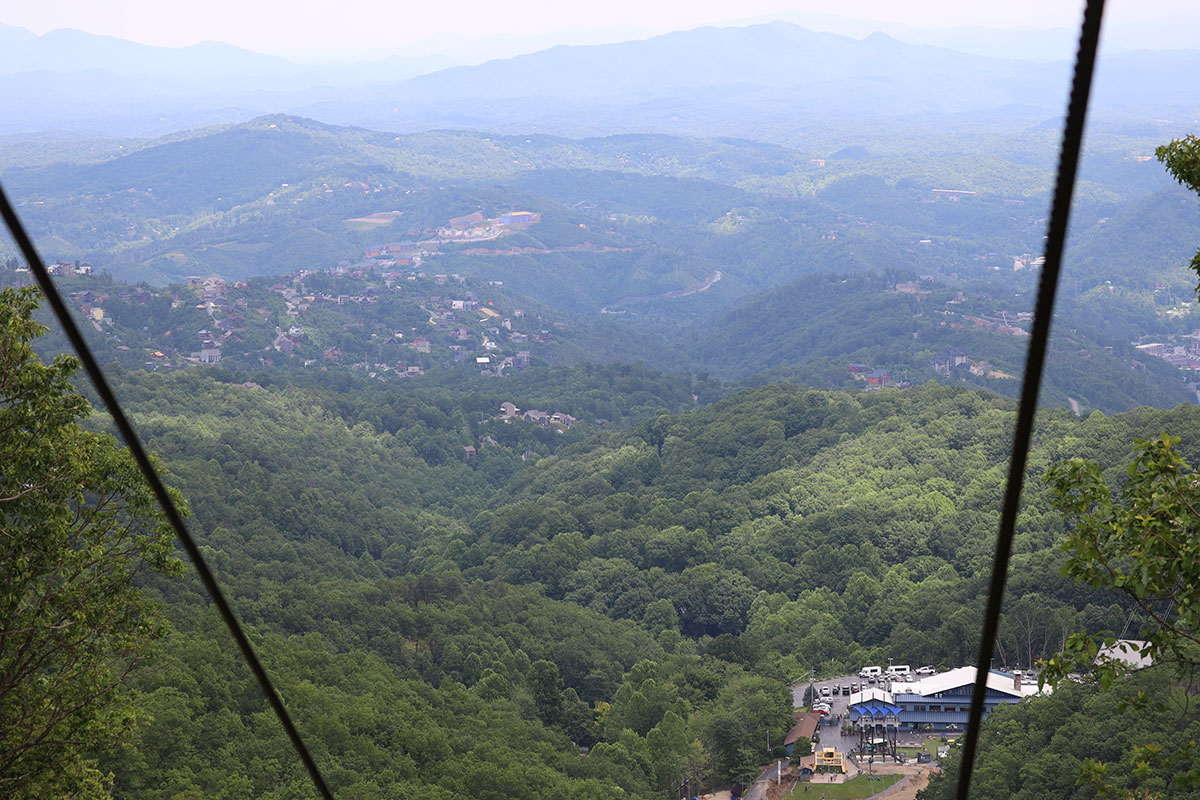 View from chairlift