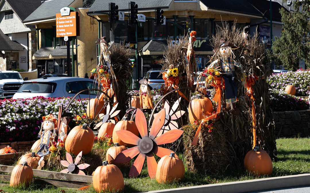 Experience the Magic of Fall in Gatlinburg: A Delightful Display of Autumn Decorations