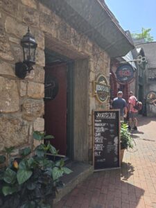 Outside Josef's Deli