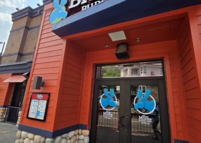 Outside Blue Moose